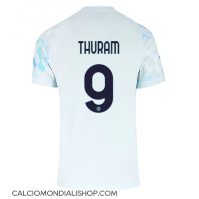 Maglie da calcio Inter Milan Marcus Thuram #9 Seconda Maglia 2025-26 Manica Corta Maglie da calcio Inter Milan Marcus Thuram #9 Seconda Maglia 2025-26 Manica Corta